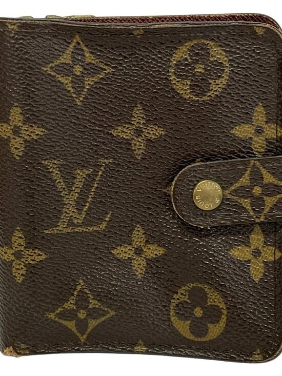 Louis Vuitton Handbags - LOUIS VUITTON Compact Zipper Wallet M61667 Monogram MI0095 Bifold Wallet